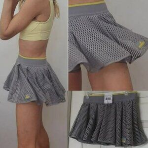 NWT Adidas Stella McCartney Laser tennis skort skirt S Small gray
